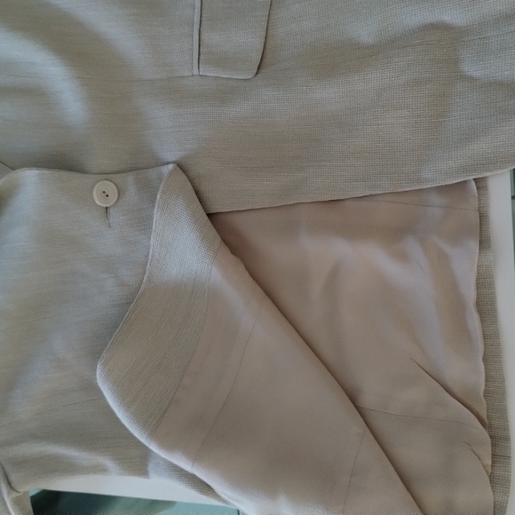 Marisa Minicucci Viscose/ Poly Jacket Blazer Double Button Padded Lined Size 14 - Picture 5 of 11